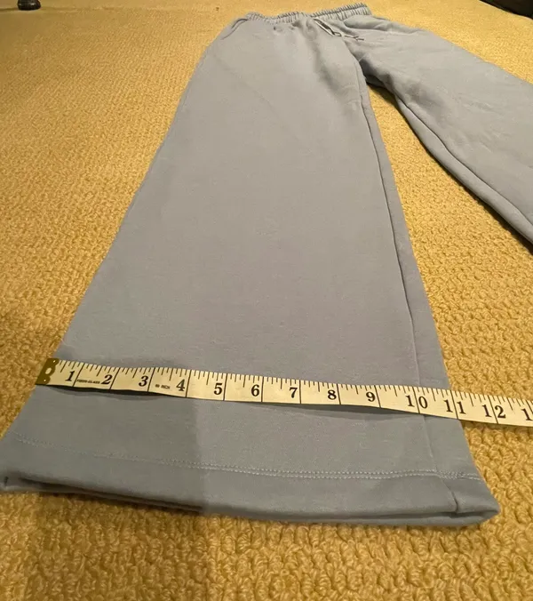 ZARA Sweatsuit Set With Hoodie And Wide Leg Size S - Image 9