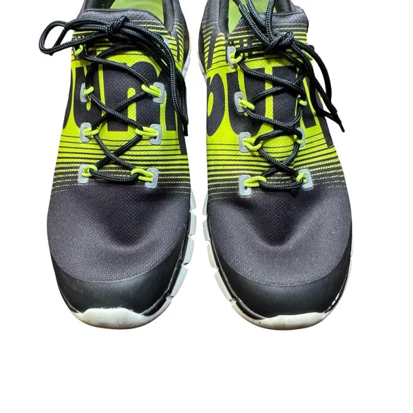 Reebok‎ Pump Shoes Womens Size 8 Yellow Black Running Athletic Sneakers M47886 - Image 2