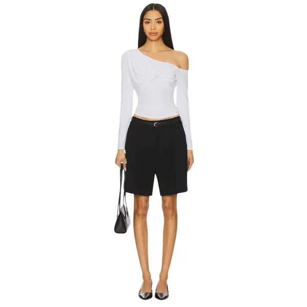 ASTR the Label Kora Top in White Small New Womens Long Sleeve Tee - Image 4
