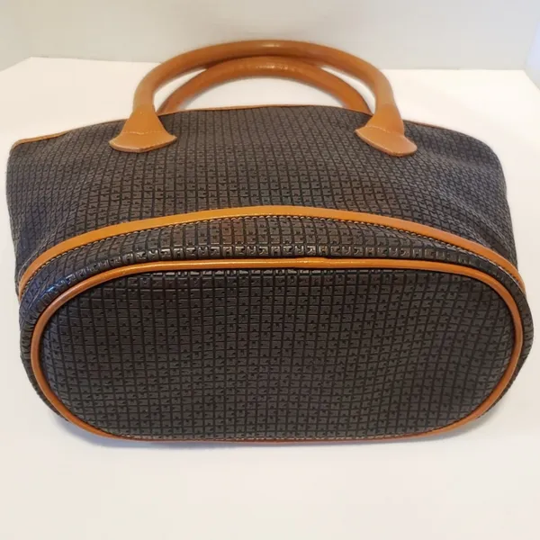 Ted Lapidus Paris Signature Vintage Leather Bag EUC - Image 6
