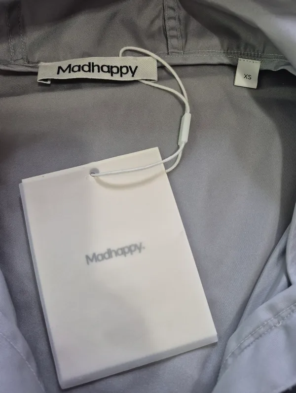 Madhappy unisex Oversized Nylon Anorak rain jacket grey Jacket Xsmall xs NWT - Image 8