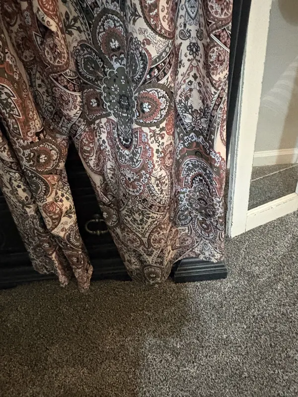 Paisley print size 2X wide leg boho pants Multiple - Image 4