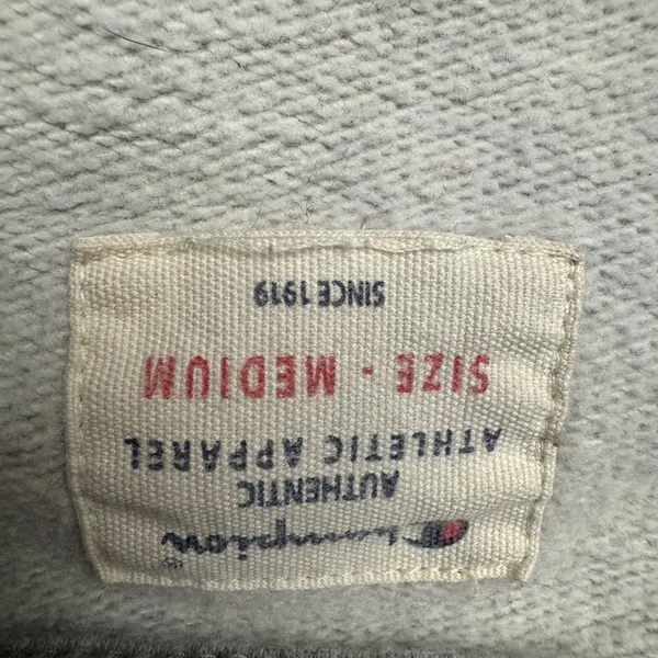 Champion Women Grey Athletic Apparel Crewneck Sweatshirt‎ Size Medium - Image 4