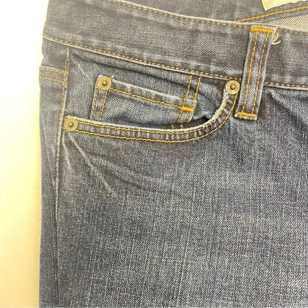 Loft Slim Boot Dark Wash Jeans Size 6 - Image 2