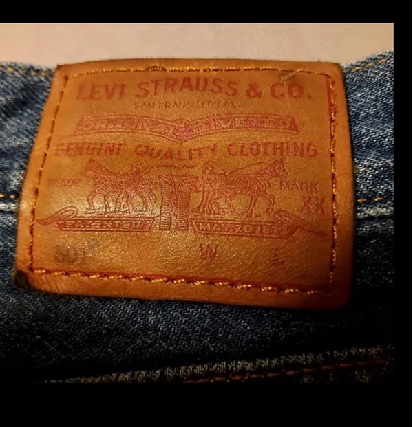 Levi’s 501 High Rise Med Wash 31 Festival Boho Grunge Punk Y2K Cowgirl Country - Image 9