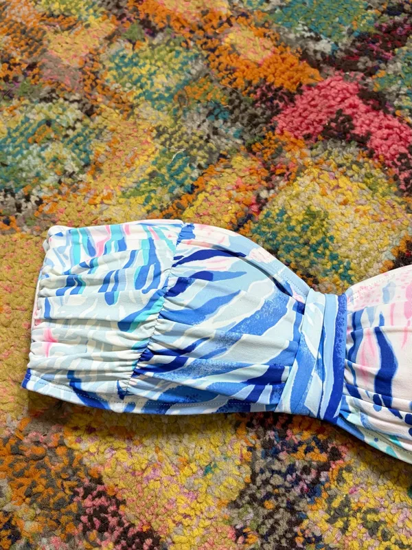 Lilly Pulitzer Jessamine Shirred Bandeau Size 6 - Image 3