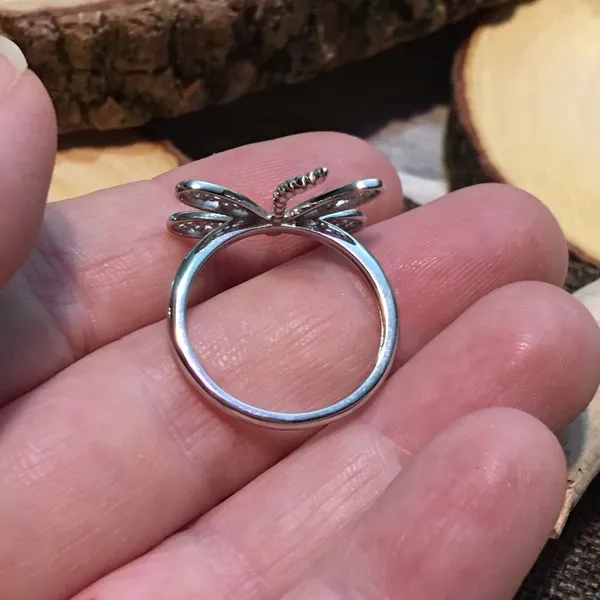 Dragonfly sterling silver ring - Image 5