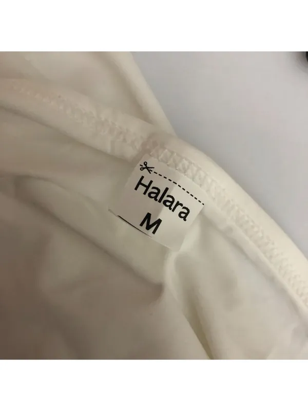 Halara Spaghetti Strap Crossover Cover Up Wrap InstantCool Dress-UPF50+ White M - Image 5