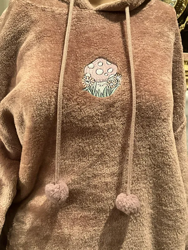 Old Crush Brown Soft Hoodie XL - Image 2