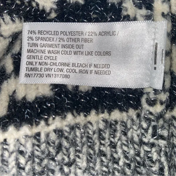 A New Day Fair Isle Mock Neck Cheers Sparkle Sweater in XS - Image 14