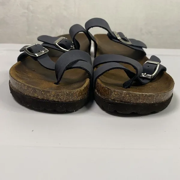 Marina Luna Comfort Made in Italy Blue Sandals Sz measures just under‎ 37 - Image 2