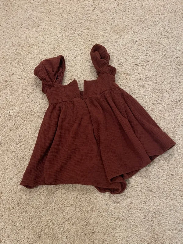 Deep brown princess Polly Lorna romper size 4 #134 - Image 5