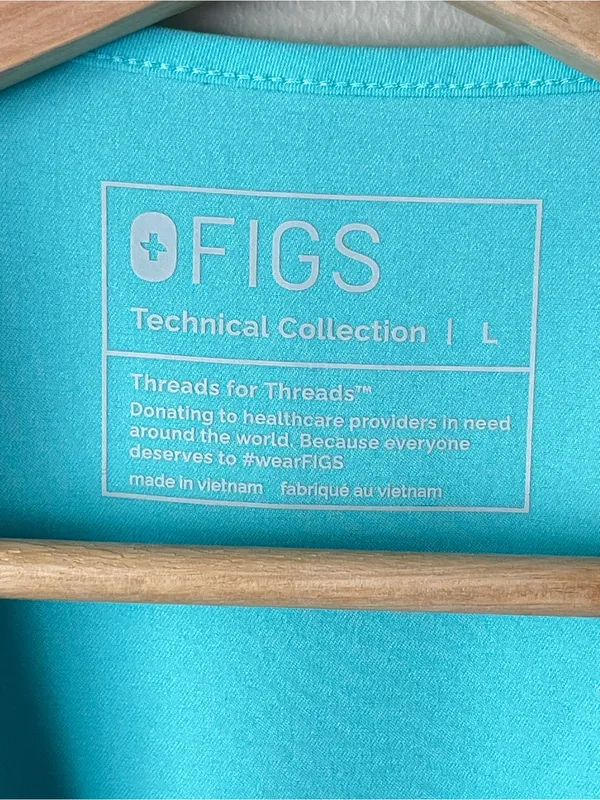 Figs Zamora jogger SET aqua NEW L/XL tall - Image 9