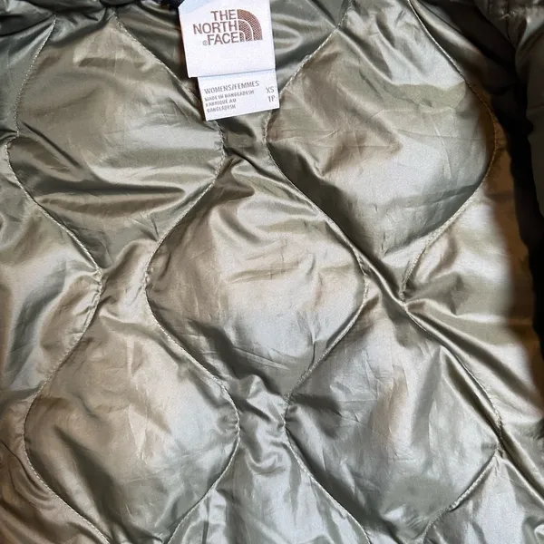THE NORTH FACE Olive Quilted Down Jacket - Image 6