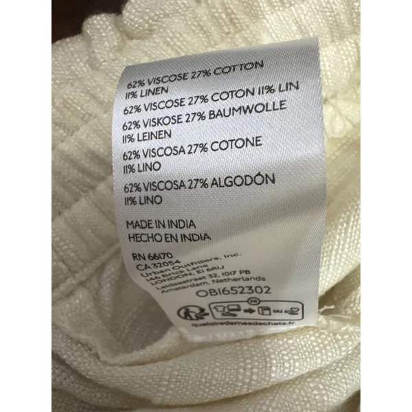Urban Outfitters Out From Under Mya Linen Short Creme Size Small NEW - Image 7