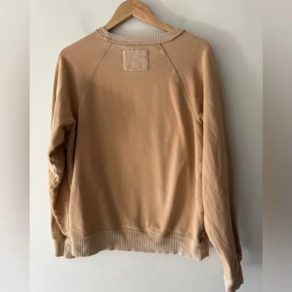 American Eagle Brown Funday‎ Graphic Raglan-Sleeve Sweatshirt - Image 7