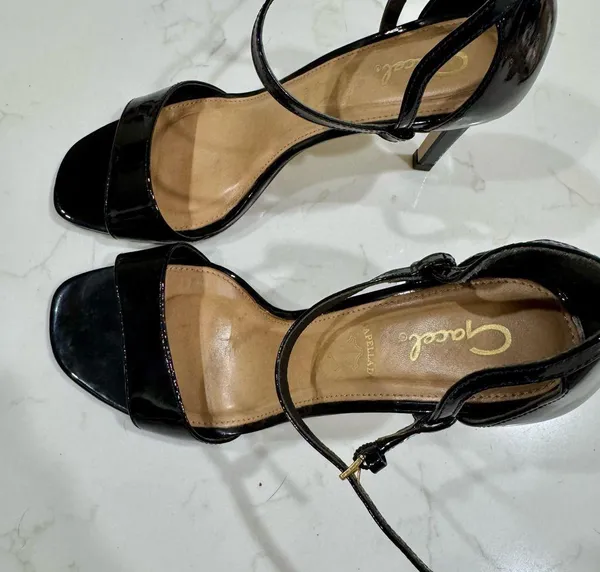 Chic Black Strappy Heels by Gacel in size 36 - Image 4