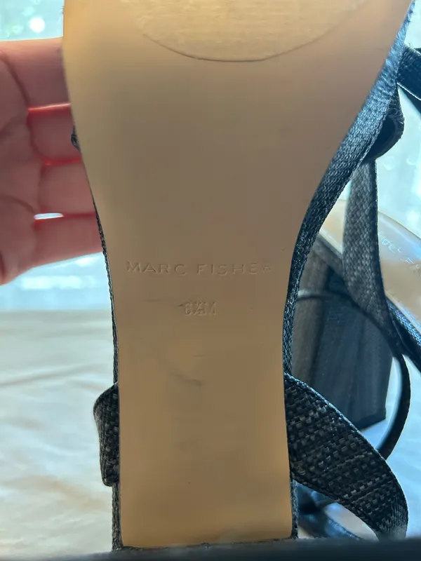 Marc Fisher Sadel Platform Sandal Size 6.5 - Image 9