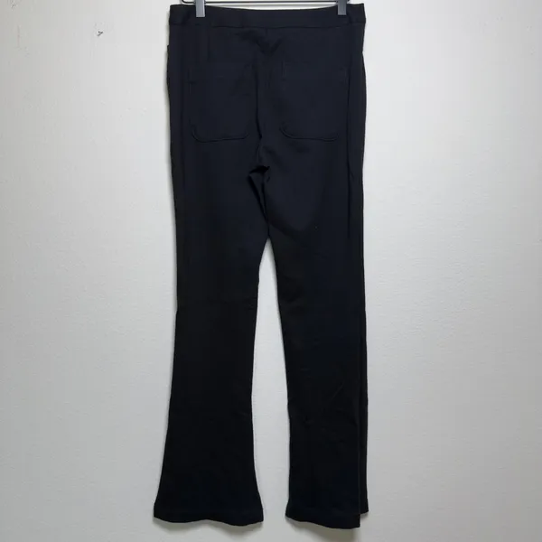 Maeve Women Pants 4 Black Anthropologie Slim Leg Flare Ankle Zip Trousers‎ - Image 9