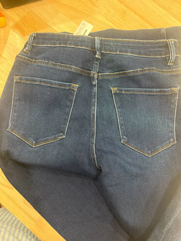 Vervet Jeans Women’s Blue Medium Wash Skinny Mid-Rise Button Zip 29 - Image 8