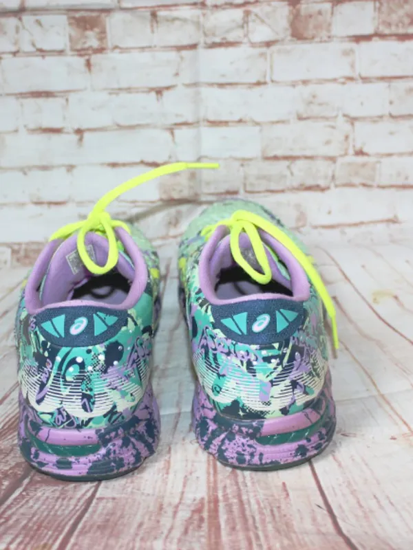 Asics GEL-Nimbus Dynamic Duomax Running Shoes T676N Purple Neon Yellow sz: 9 - Image 7