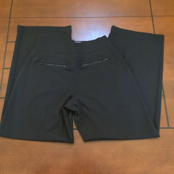 Athleta wide leg tech pants large black women’s - Image 5