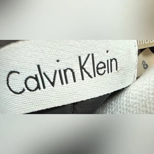 Calvin Klein sz 8 gray dress - Image 4