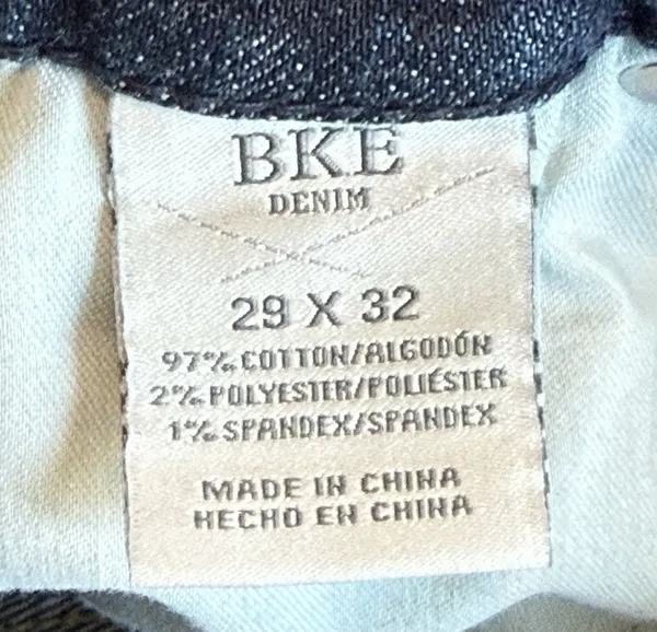 BKE Payton Jeans Womens 29x32 Blue Mid Rise Bootcut Stretch Denim Buckle Y2K - Image 8