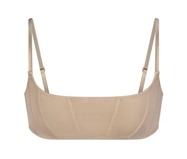 SKIMS NWT Micro Corset Bikini Top - Desert and Bottom cheeky tanga size S - Image 8