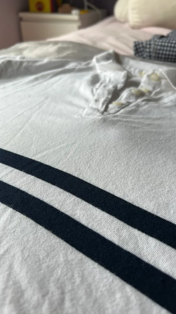 Striped Collared Long Sleeve - Image 3
