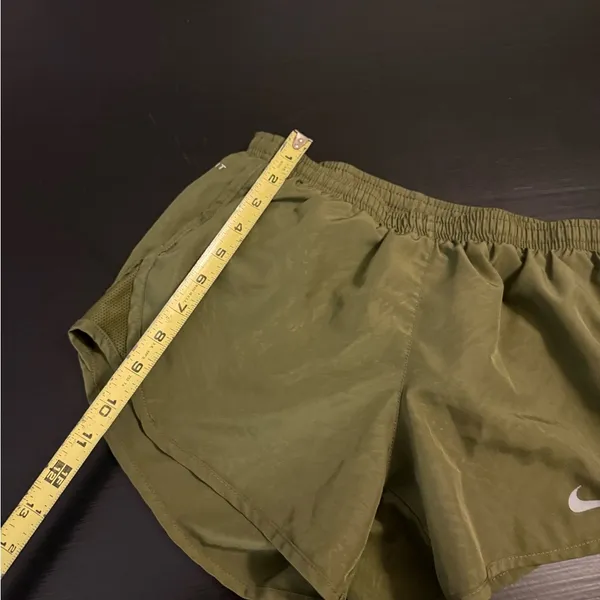Nike‎ Khaki Green Running Shorts - Image 2