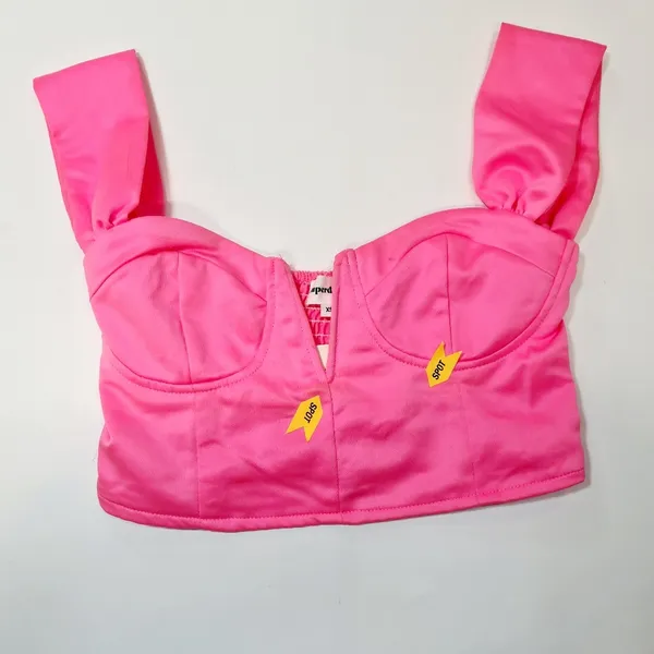 Superdown Coralia Bustier Top in Pink - Image 3