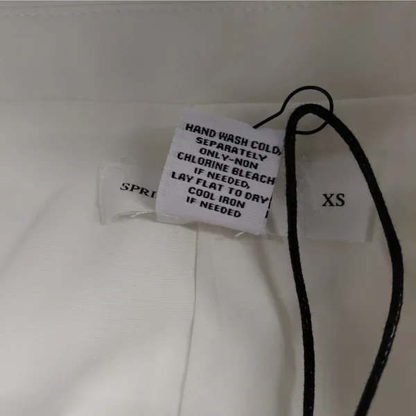 Spring + Mercer Womens Blazer Dress XS White Bridal Chic Cocktail Party Wedding - Image 9