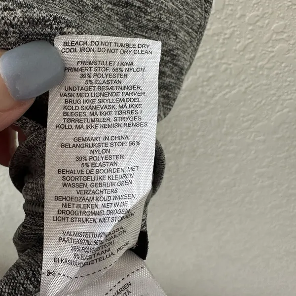 Gymshark Womens Gray Flex High Waisted Seamless Leggings XS Gym‎ Athletic - Image 15