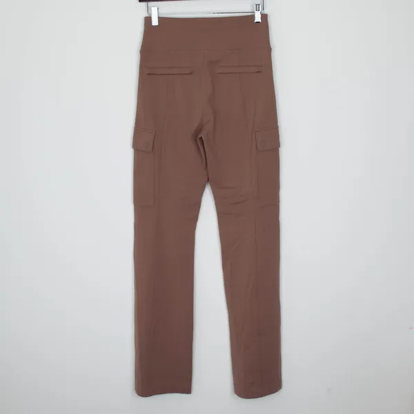 Athleta Delancey Straight Cargo Pant Womens XS‎ Brown High Rise Trousers Stretch - Image 8
