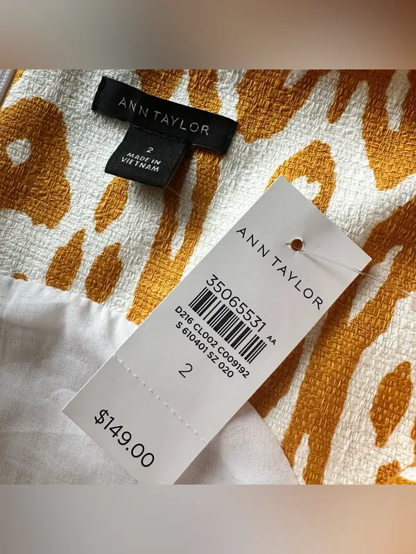 NWT Ann Taylor Sleeveless Midi Dress Size 2 - Image 3