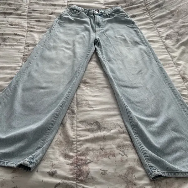 BDG Urban Outfitters High & Wide light wash blue jeans, size 25 western Y2K - Image 13
