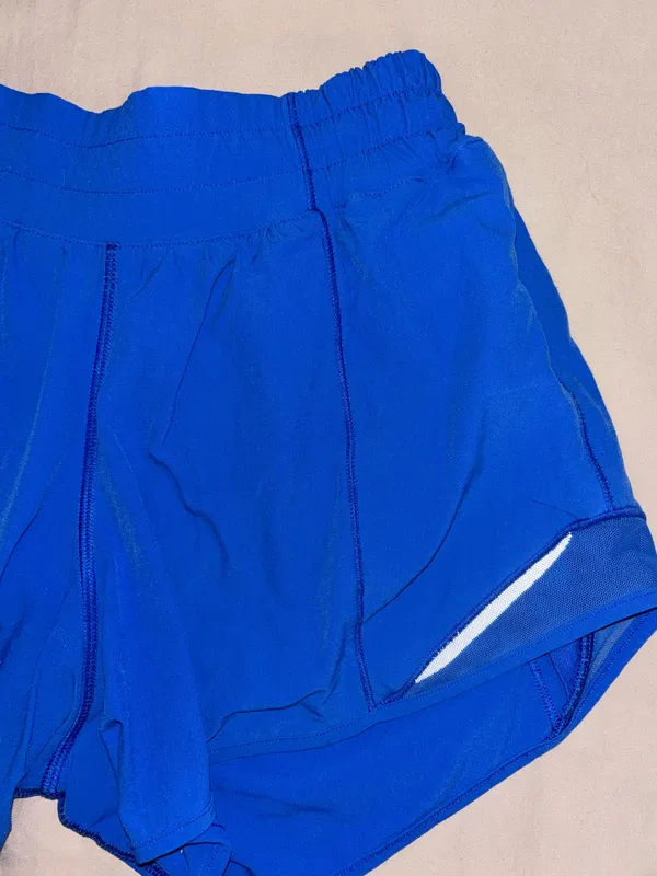 Lululemon Blue Hotty Hot Shorts 4" - Image 2