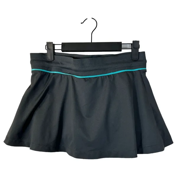 Nike Dri-Fit Micro Mini Skort Grey Blue Size Medium - Image 2