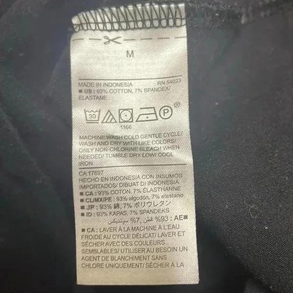 Old Navy Black three quarter sleeve‎ dress, size med - Image 3