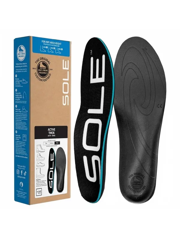Sole Active Thick Insoles Arch Support Men Size 6 Women Size 8 NWT NIB - Image 2