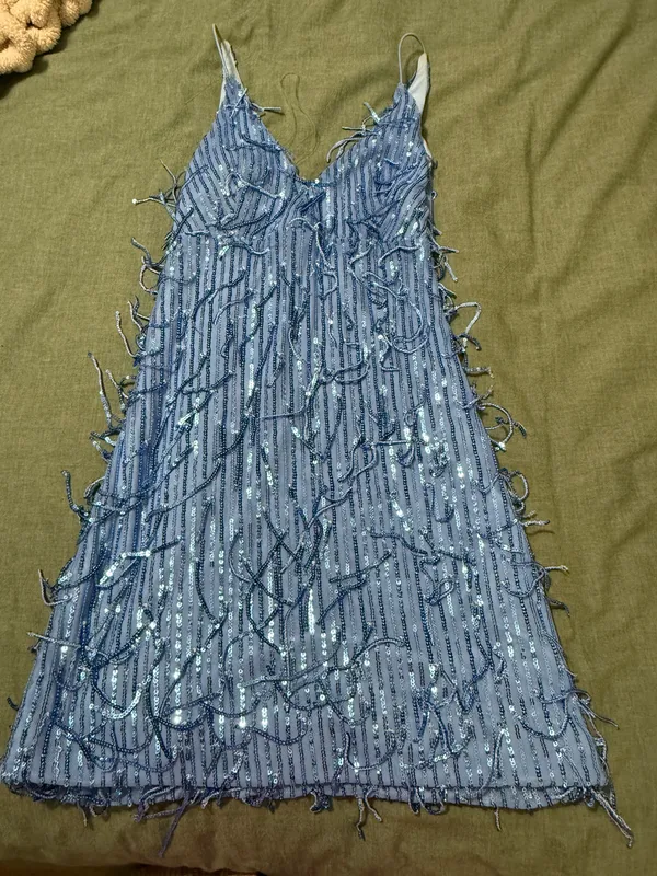 blue mini dress Size 0 - Image 3