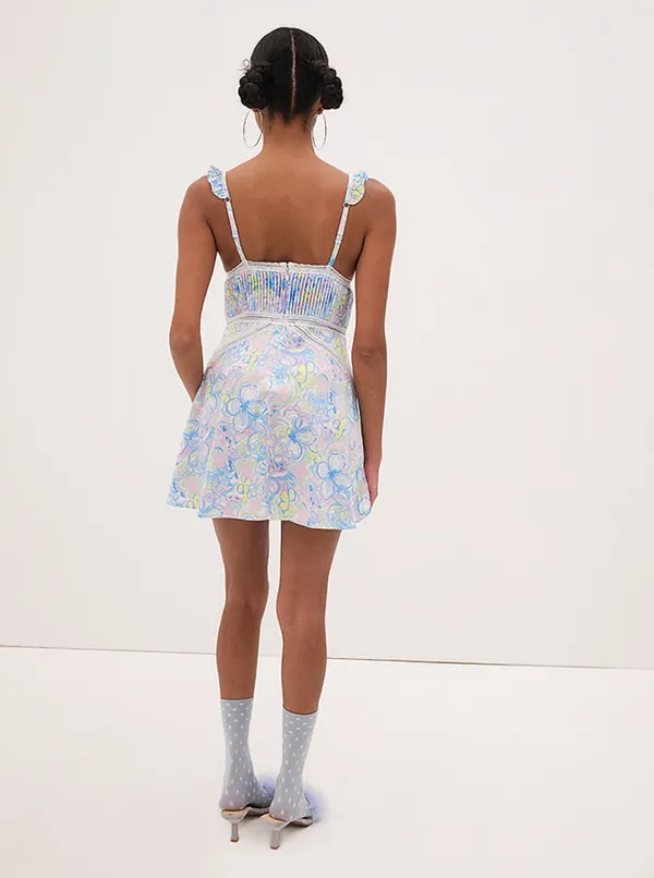 For Love And Lemons Floral Dress - Image 3