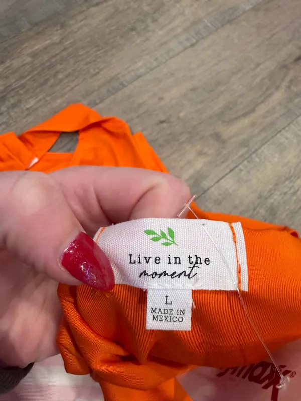 TJ Maxx orange bodysuit - Image 3