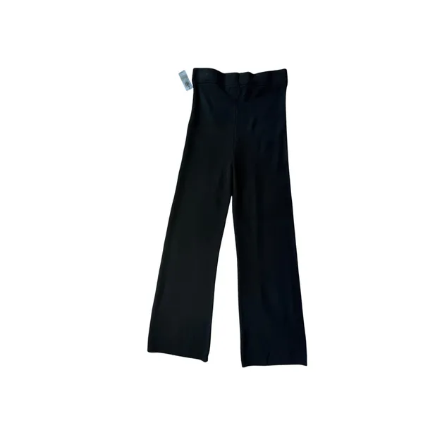 Old Navy NWT Elevated Comfo Wide Leg Sweater Pants Small Black Knit Lounge - Image 2