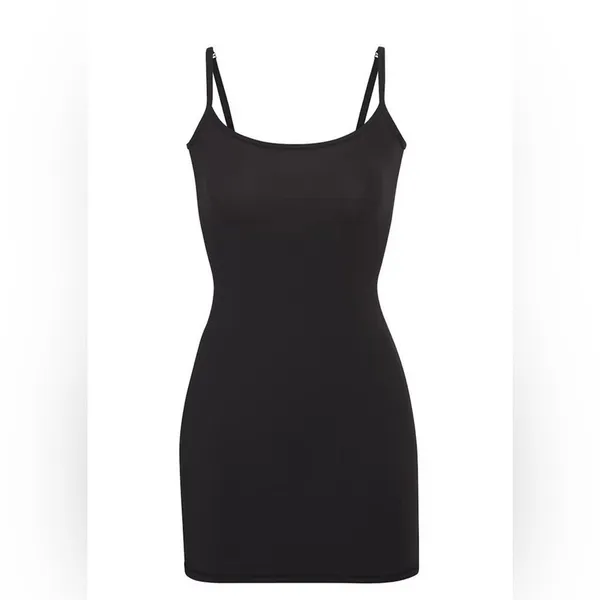 SKIMS‎ Fits Everybody Slip Dress – Onyx – Size S – NWT - Image 5