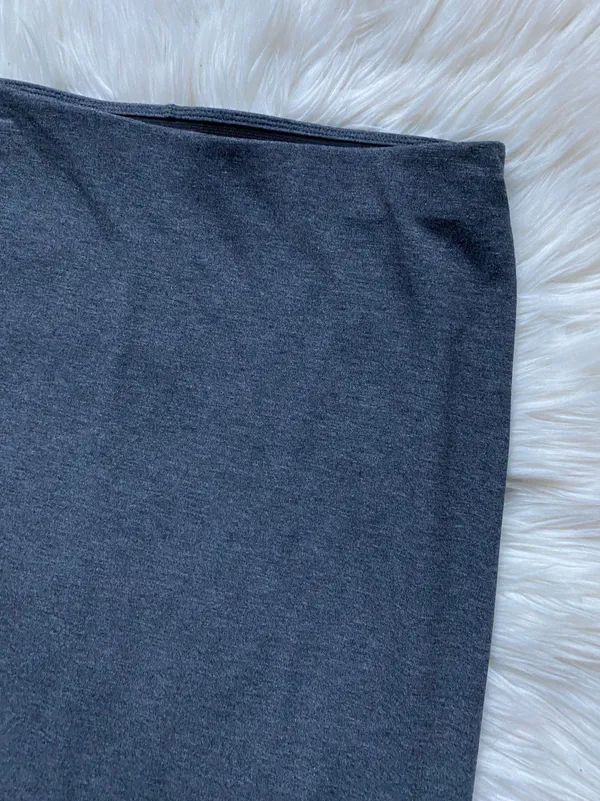 High Waist Jersey Pencil Skirt - Image 4