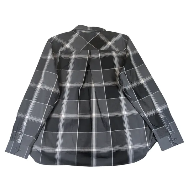 Alaskan Hardgear Duluth Midnight Sun Shirt 80732 XXL Black Gray Plaid Wool Blend - Image 2