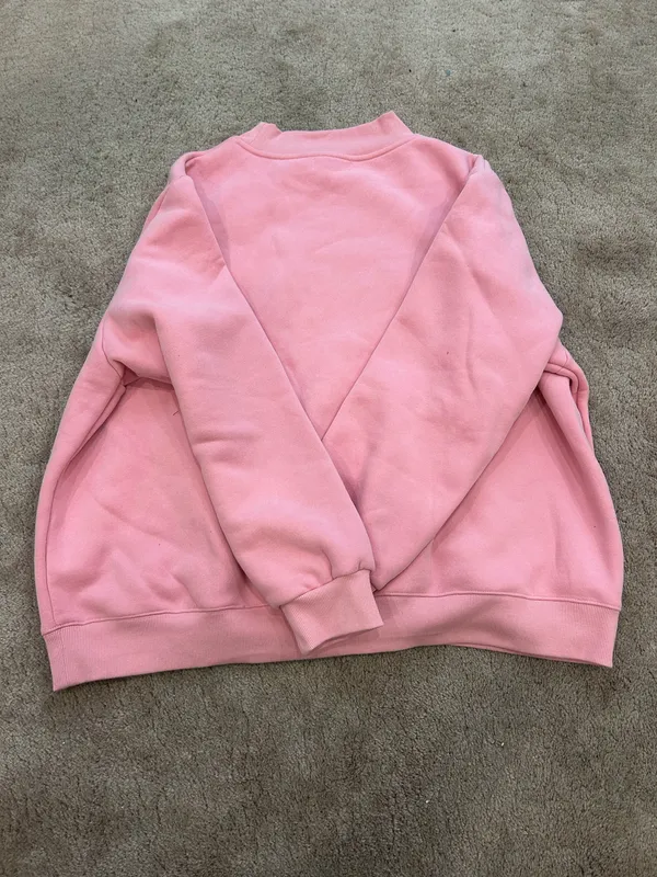Parke Jean Heart Varsity Mockneck Sweatshirt xxl - Image 4