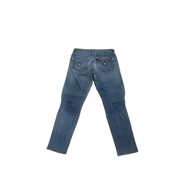 Hudson Women's Wide-Leg A-Line Jeans Size 24 Standard Medium Wash Blue Denim - Image 5